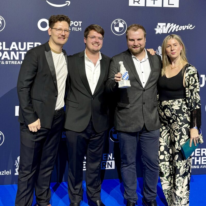 v.l.n.r. Maximilian Greil, Paul Beck, Marius Beck, Charlotte Groth